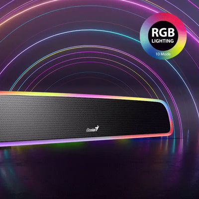 Parlante Genius Sound Bar 200BT 4W RGB BT Black - Achorao