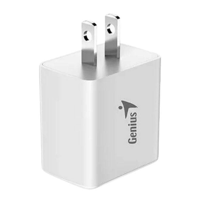 Cargador de pared Genius PD-20ACP 20w fast charge + cable Genius 3A usb-C a usb-C - Achorao