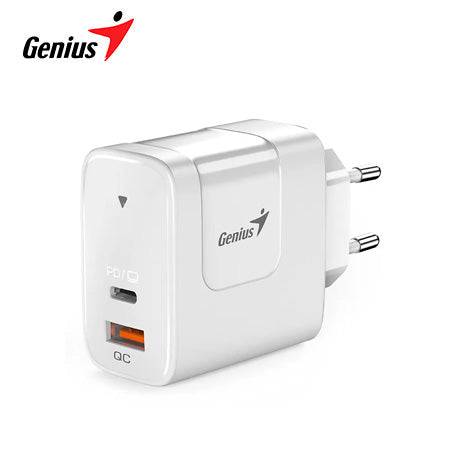 Cargador de pared genius PD-65AC 65w fast charge 1 usb-c 1 usb-A - Achorao