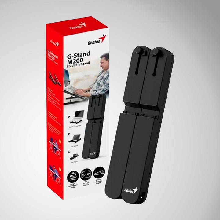 Base Genius P/Notebook-Tablet G-STAND M200 10"-17" Plegable 6 Niveles - Achorao