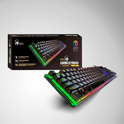 Teclado Genius GX Scorpion K8 Gaming RGB Led USB SP - Achorao
