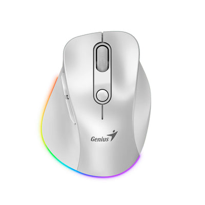 Mouse Genius ergo 9000S PRO dual recargable wireless/BT 6 botones silent - Achorao