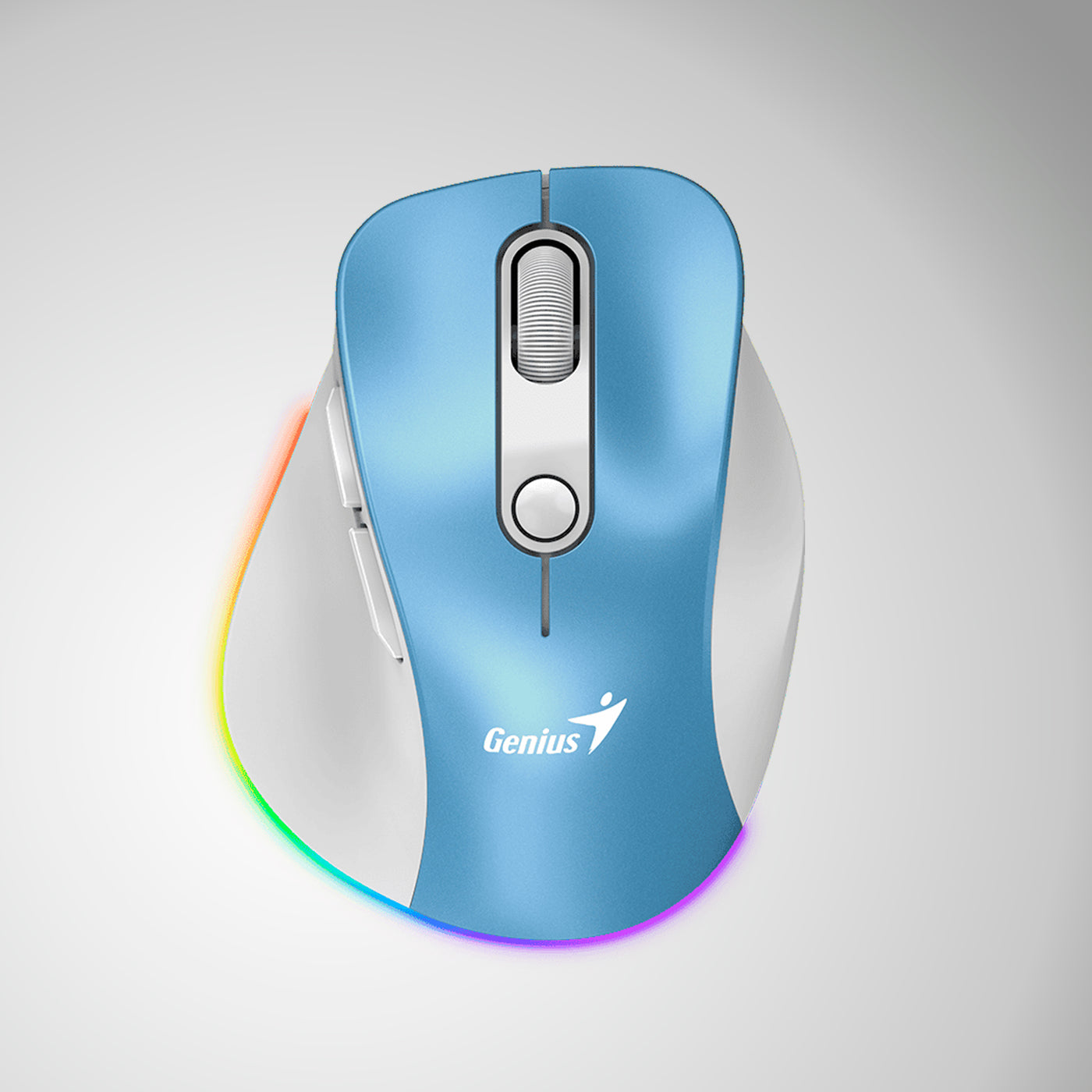 Mouse Genius ergo 9000S PRO dual recargable wireless/BT 6 botones silent - Achorao