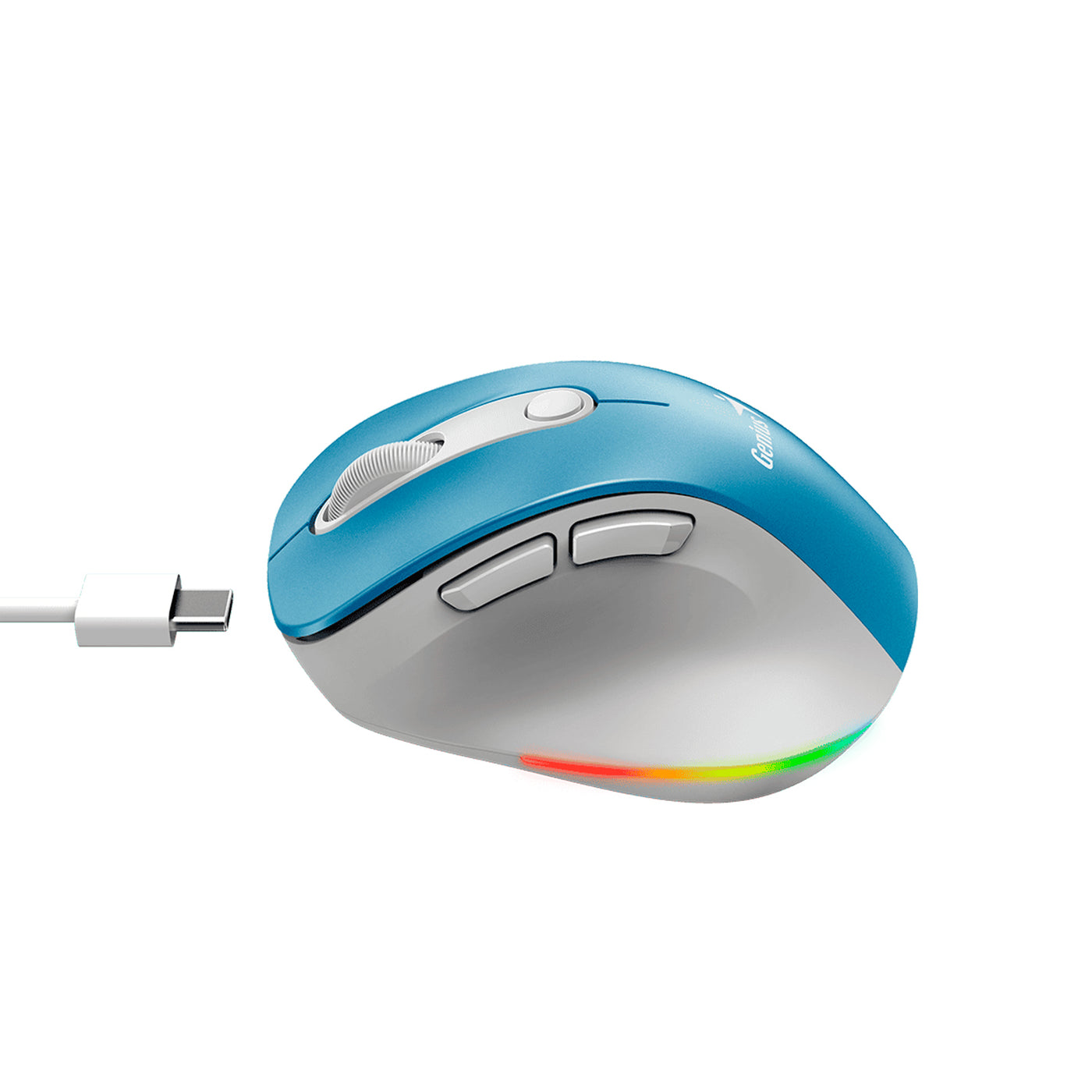 Mouse Genius ergo 9000S PRO dual recargable wireless/BT 6 botones silent - Achorao