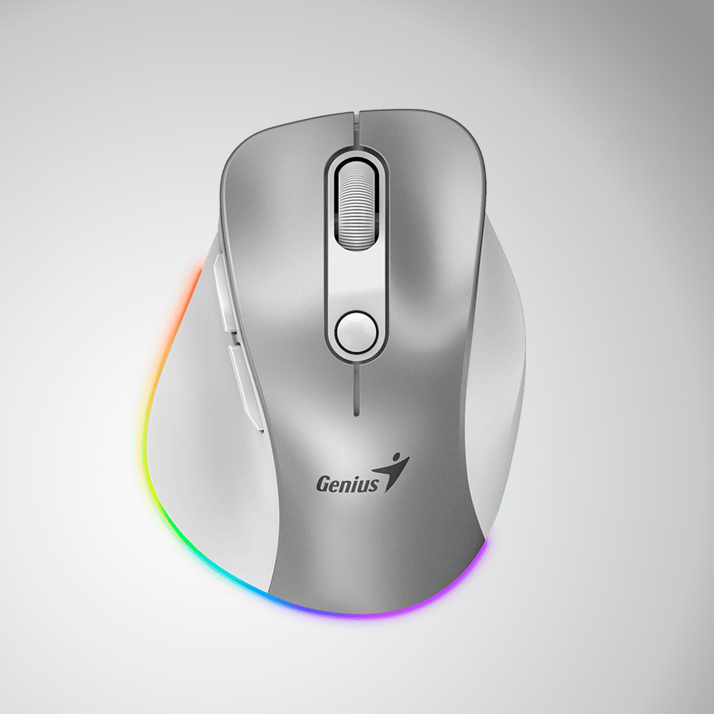 Mouse Genius ergo 9000S PRO dual recargable wireless/BT 6 botones silent - Achorao
