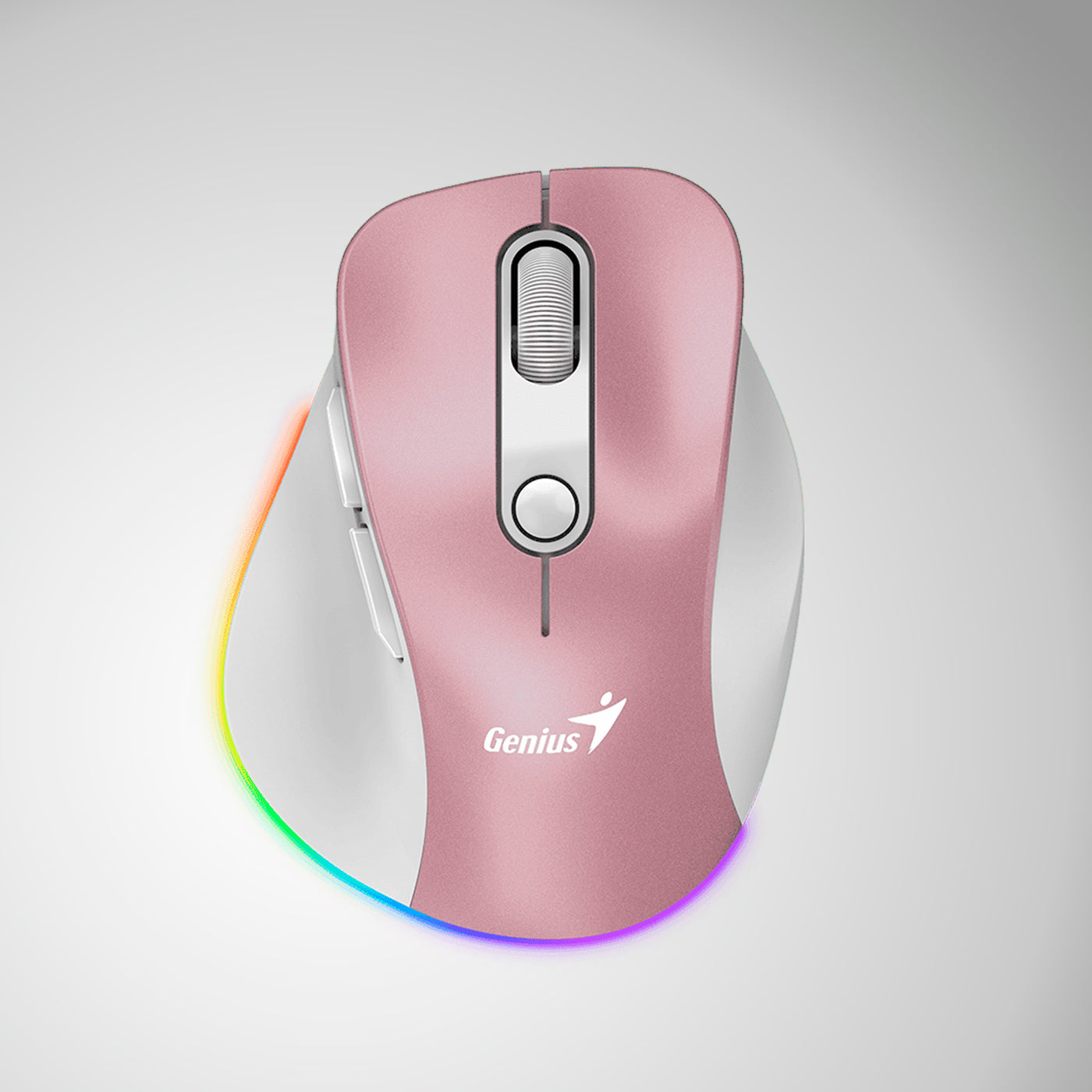 Mouse Genius ergo 9000S PRO dual recargable wireless/BT 6 botones silent - Achorao