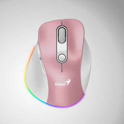 Mouse Genius ergo 9000S PRO dual recargable wireless/BT 6 botones silent - Achorao