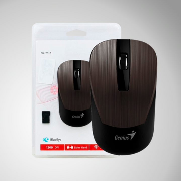 MOUSE GENIUS ECO-8015 WIRELESS BLUEEYE RECARGABLE - Achorao