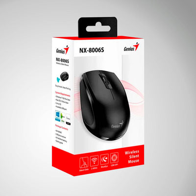 Mouse Genius NX-8006S Wireless USB-C Blueeye Silent Ergonómico - Achorao