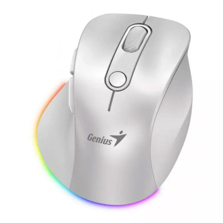 Mouse Genius ergo 9000S PRO dual recargable wireless/BT 6 botones silent - Achorao