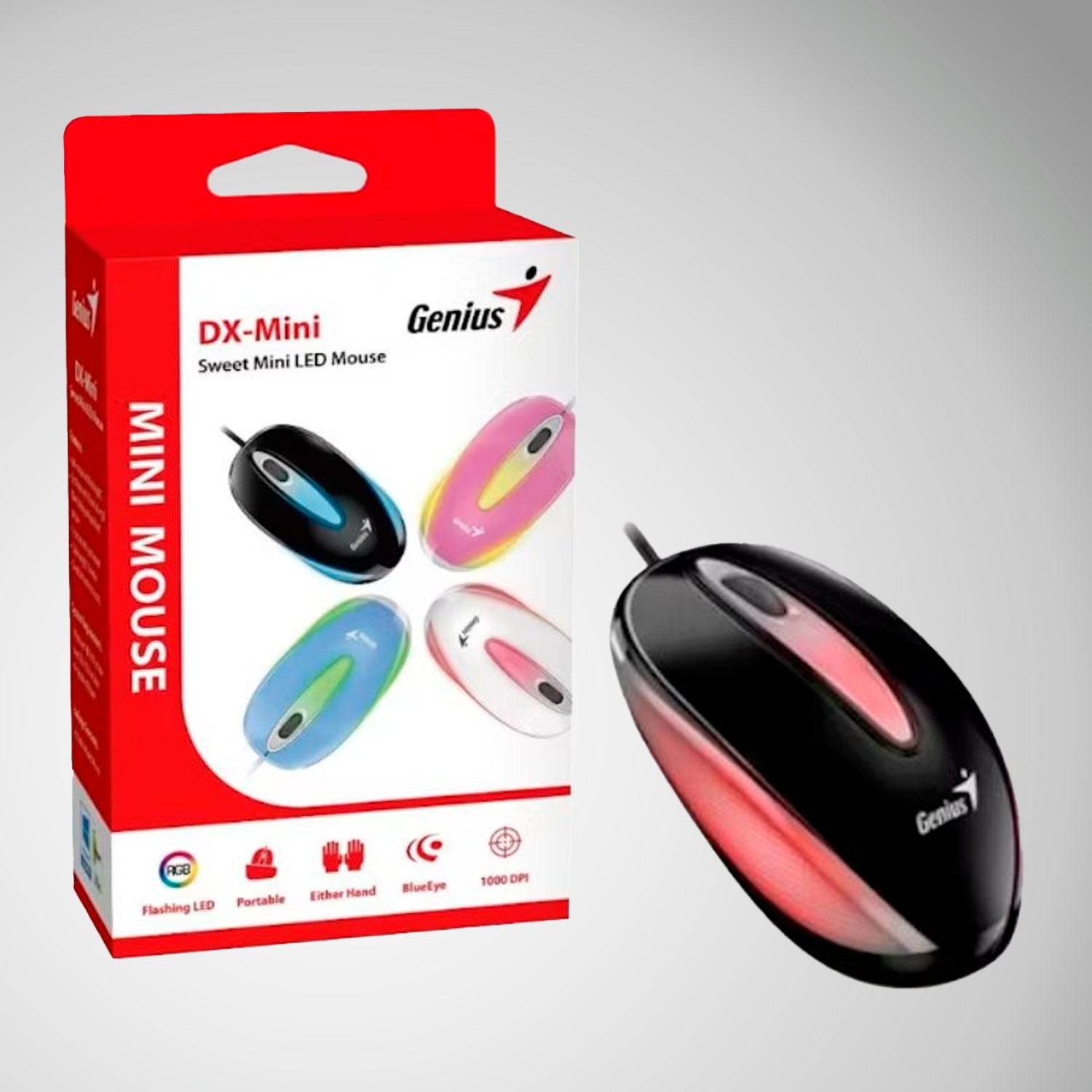 Mouse Genius DX-Mini, USB, BlueEye, RGB | Achorao