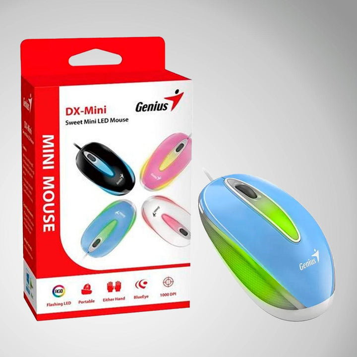 Mouse Genius DX-Mini USB Blueeye RGB - Achorao