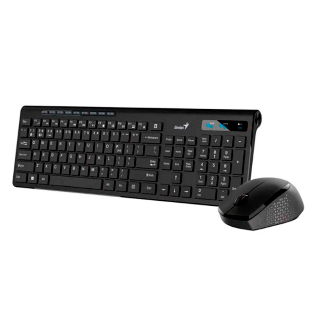 TECLADO GENIUS + MOUSE SLIMSTAR 8230 WIRELESS/BLUETOOTH MULTIMEDIA - Achorao