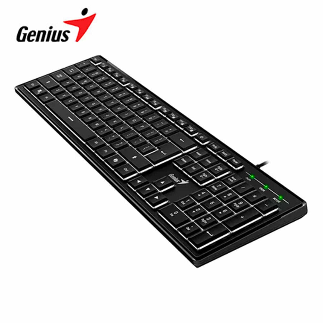 Teclado Genius slimstar 820 retroiluminado IA Copilot USB español - Achorao