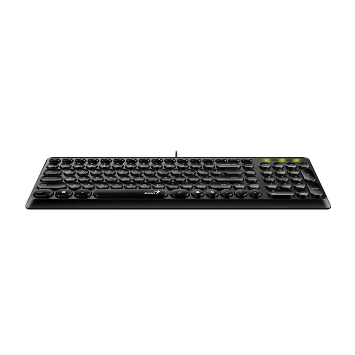 Teclado Genius Slimstar Q200 USB multimedia español Negro - Achorao