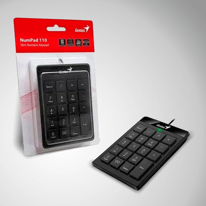 Teclado Numérico Genius NUMPAD 110 USB Chocolate Keys - Achorao