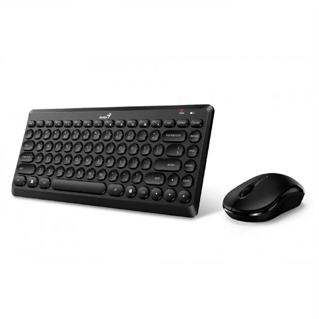 Teclado Genius + Mouse Luxemate Q8000 Wireless TKL USB Multimedia - Achorao