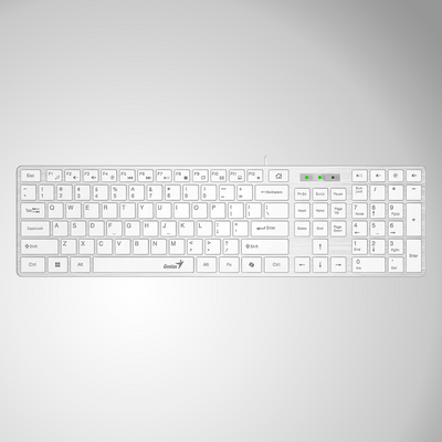 Teclado Genius smart slimstar 126 usb multimedia español - Achorao