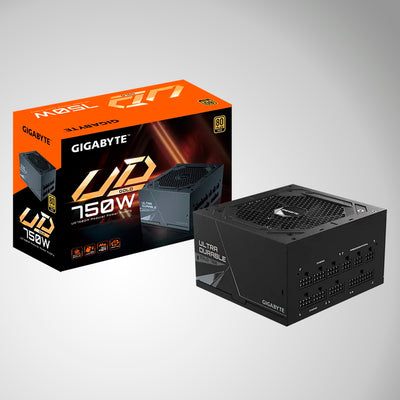 Fuente de alimentación Gigabyte GP-UD750GM, 750W, ATX, 80 Plus Gold, 100V ~ 240VAC. - Achorao
