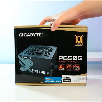 Fuente de alimentación Gigabyte P650G, 650W, 80 PLUS Gold, Formato ATX. - Achorao