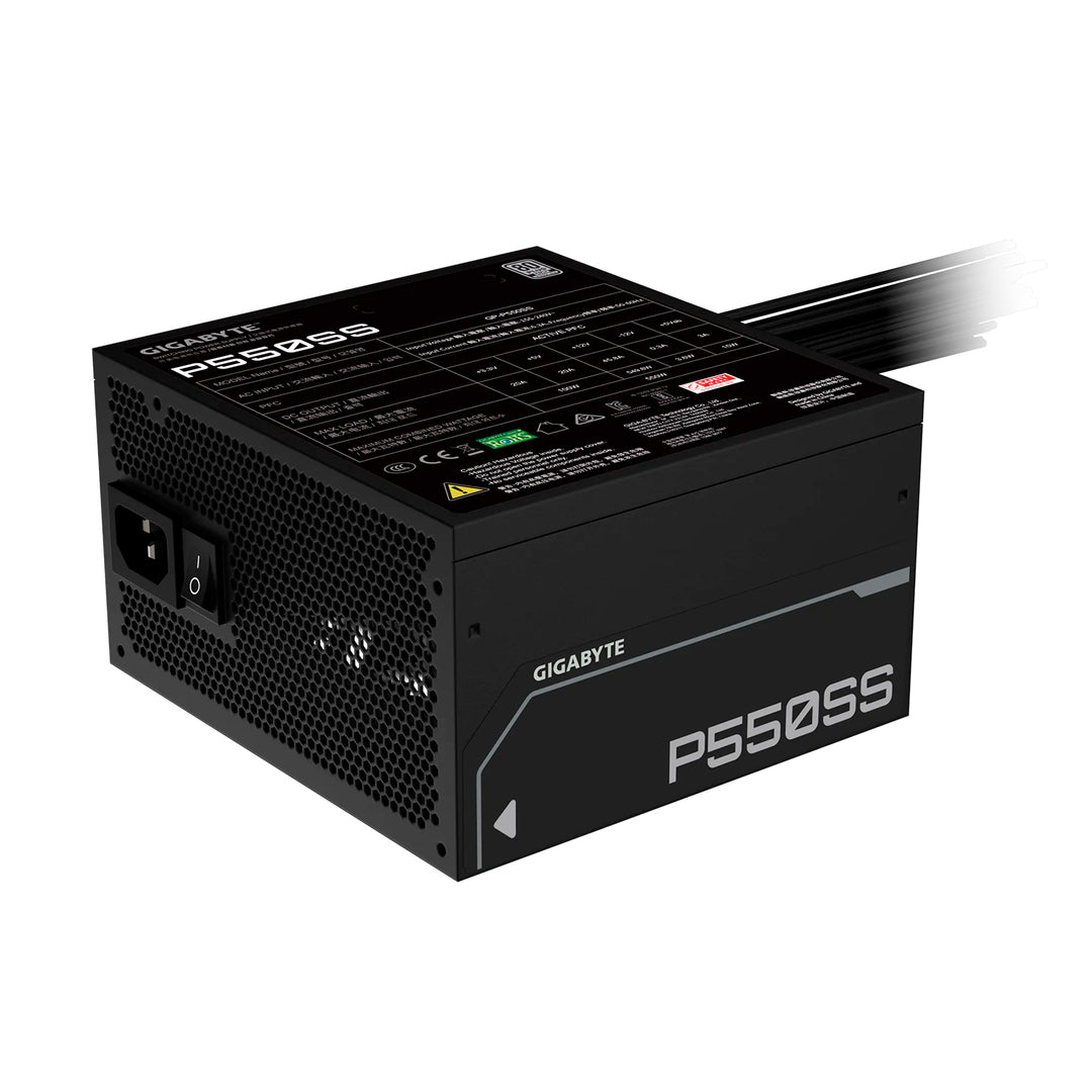 Fuente de poder Gigabyte P550SS 80 plus silver 550 wts - Achorao