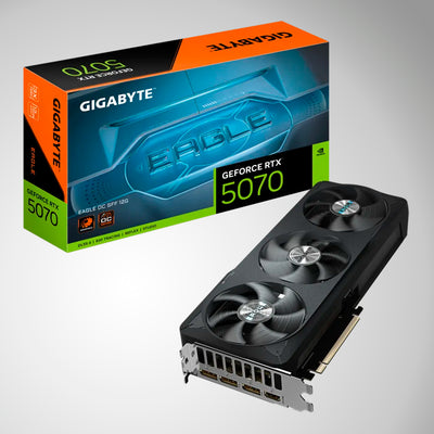 Tarjeta de video GIGABYTE GeForce RTX 5070 EAGLE OC SFF 12G, 12 GB GDDR7, PCIe Gen 5.0 - Achorao