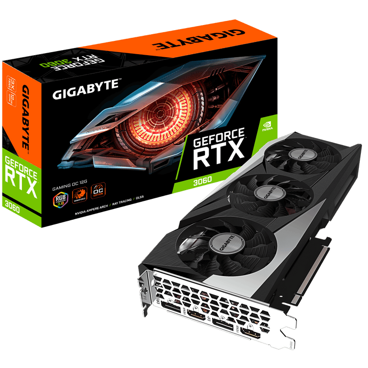 Tarjeta de Video Gigabyte Nvidia Geforce RTX 3060 Gaming OC 12GB GDDR6 - Achorao