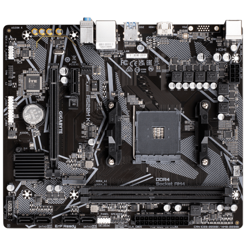 Motherboard Gigabyte A520M K V2 AM4 S/V/L DDR4 - Achorao