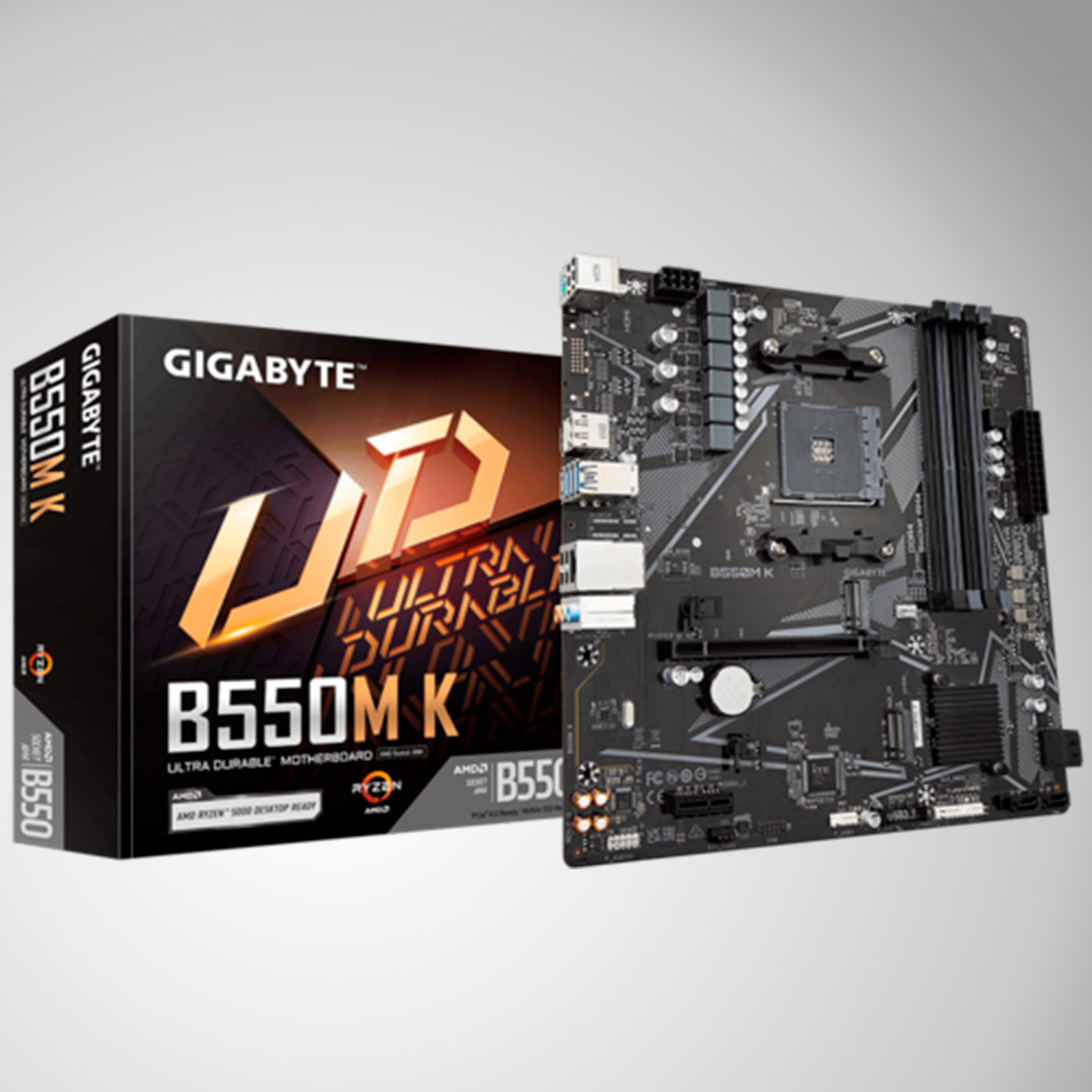 Motherboard Gigabyte B550M K (rev. 1.0) Chipset AMD B550, Socket AM4, Micro ATX - Achorao