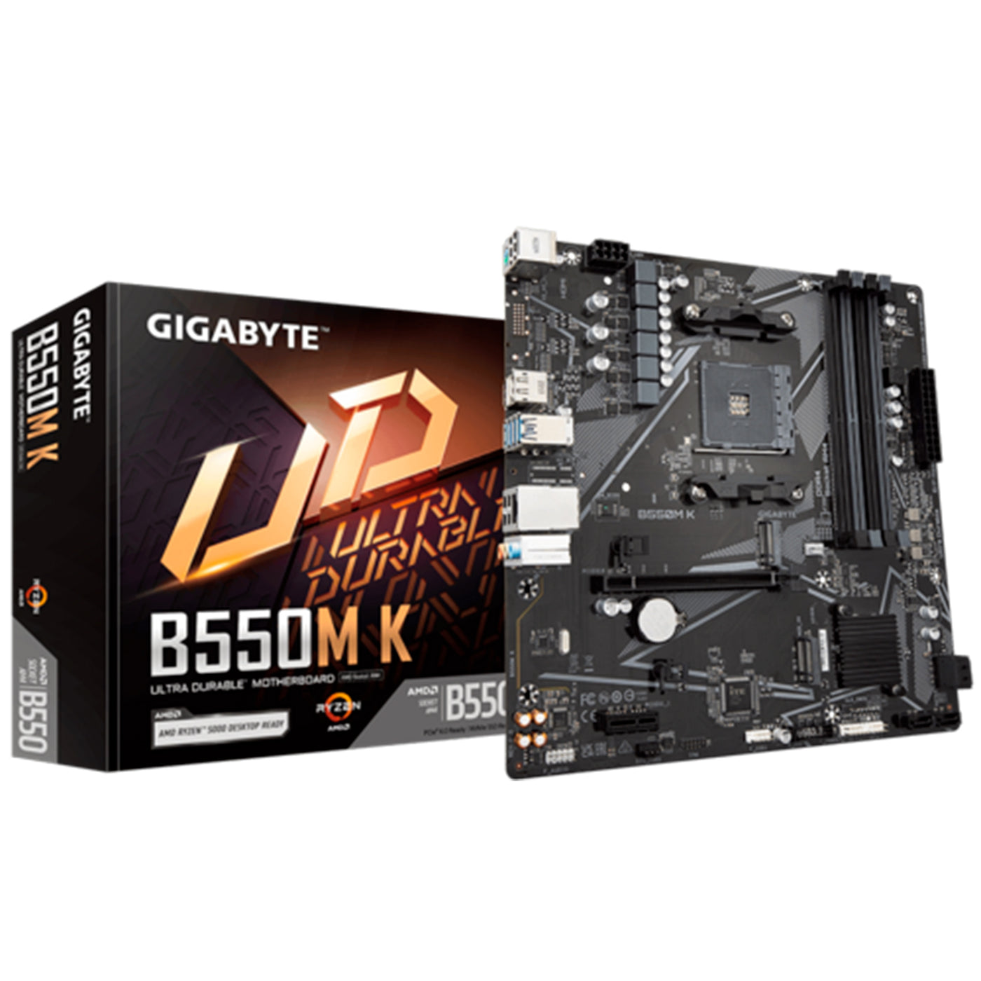 Motherboard Gigabyte B550M K (rev. 1.0) Chipset AMD B550, Socket AM4, Micro ATX - Achorao