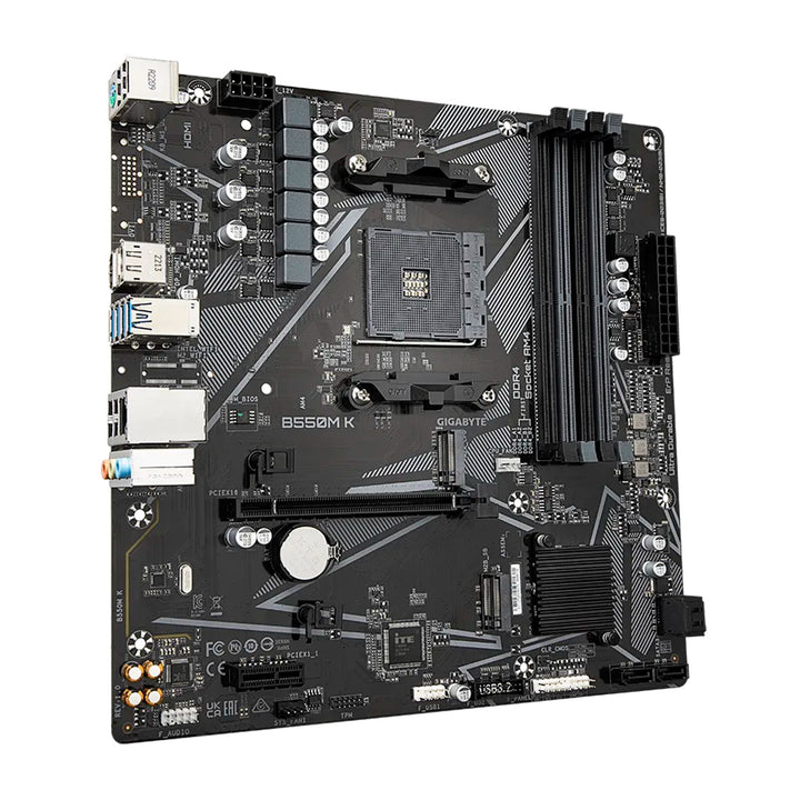 Motherboard Gigabyte B550M K (rev. 1.0) Chipset AMD B550, Socket AM4, Micro ATX - Achorao