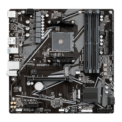 Motherboard Gigabyte B550M K (rev. 1.0) Chipset AMD B550, Socket AM4, Micro ATX - Achorao