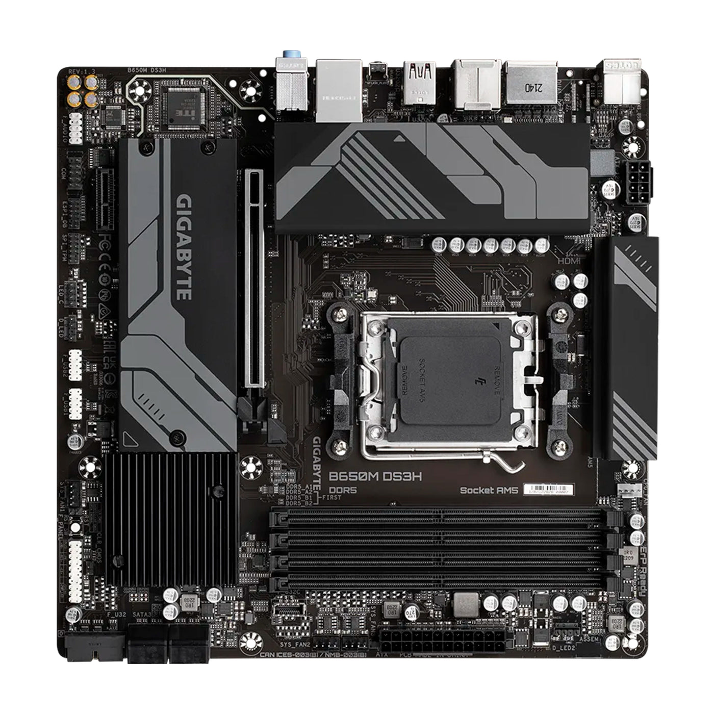 Motherboard Gigabyte B650M DS3H AMD SOCKET AM5 DDR6 SUPPORT - Achorao