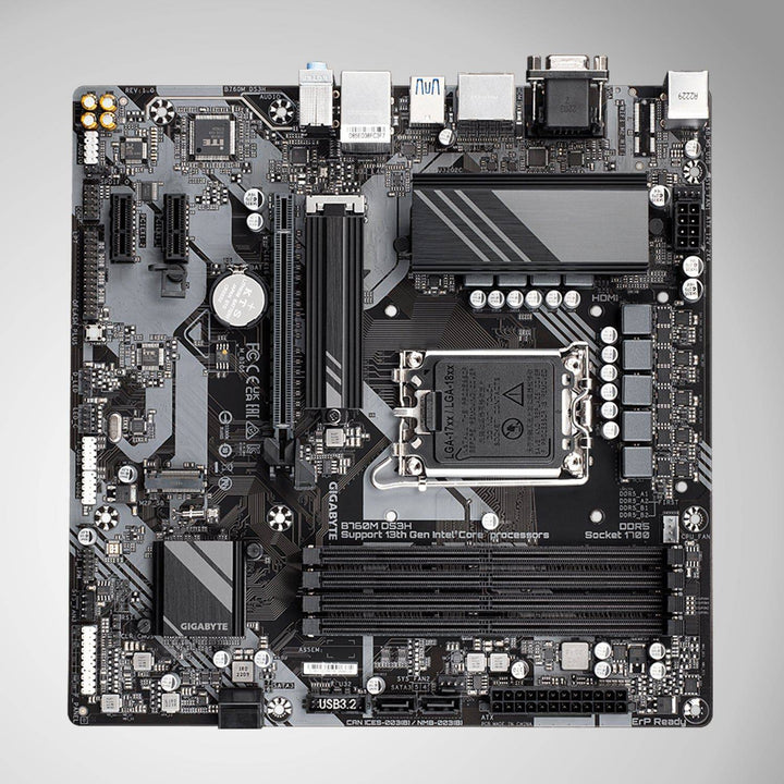 Motherboard Gigabyte B760M DS3H (rev. 1.0) Chipset Intel B760, LGA1700, Micro ATX - Achorao