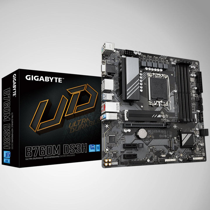 Motherboard Gigabyte B760M DS3H (rev. 1.0) Chipset Intel B760, LGA1700, Micro ATX - Achorao