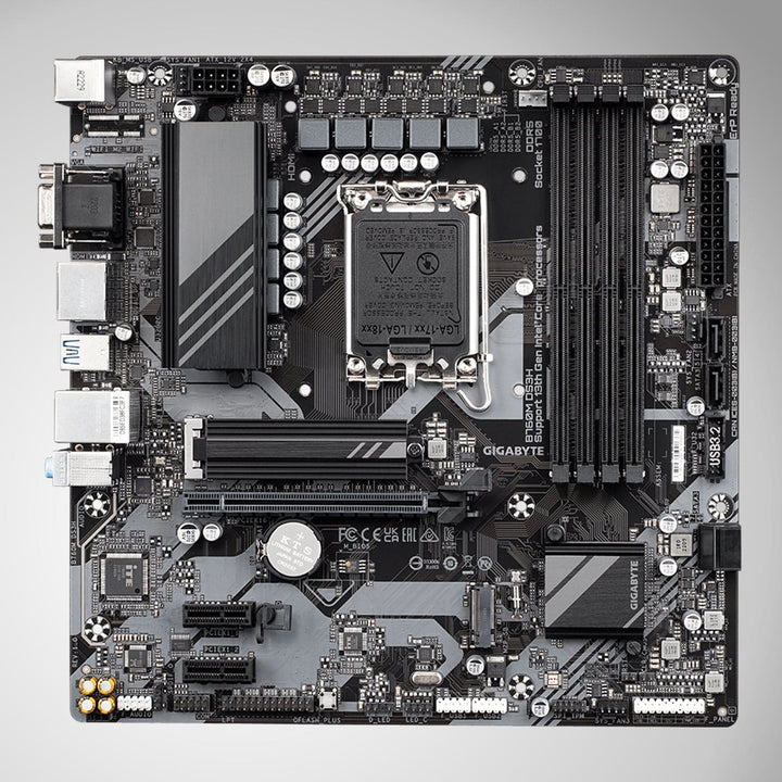 Motherboard Gigabyte B760M DS3H (rev. 1.0) Chipset Intel B760, LGA1700, Micro ATX - Achorao