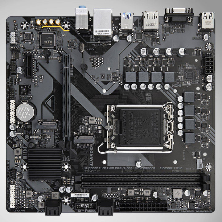 Motherboard Gigabyte B760M E Chipset Intel B760, LGA1700, Micro ATX - Achorao