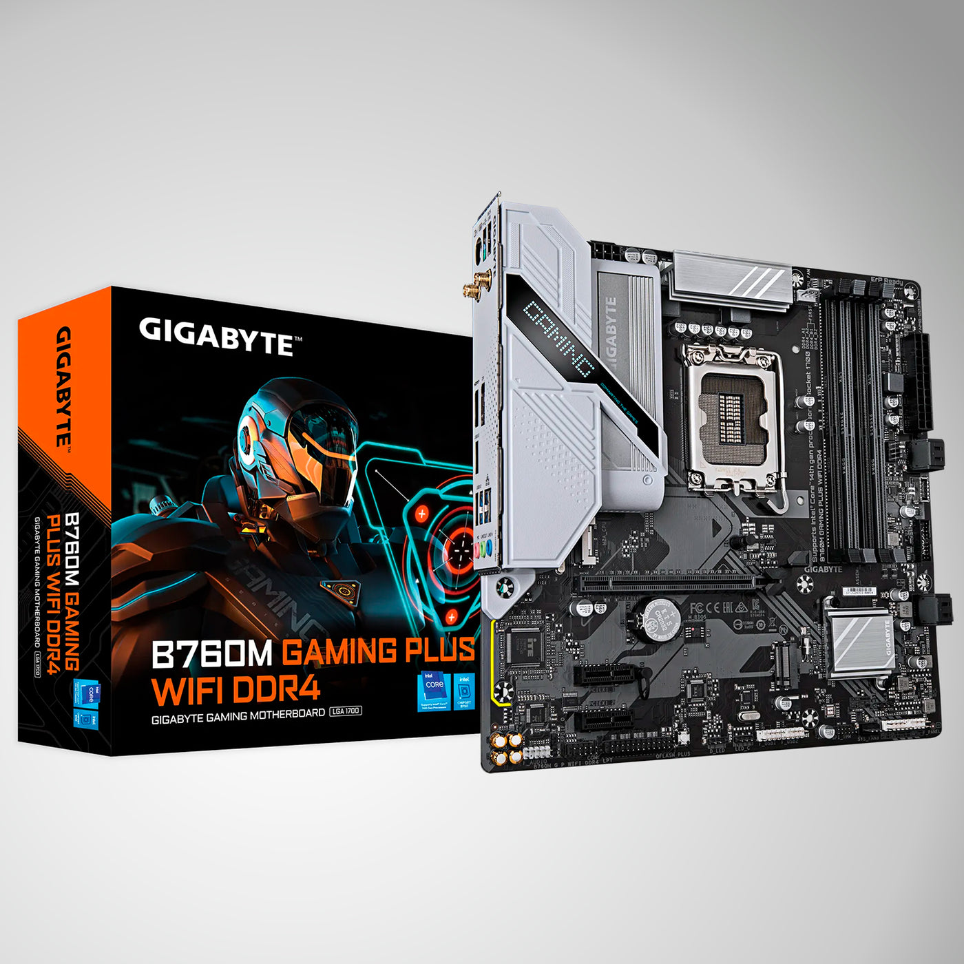 Motherboard Gigabyte B760M GAMING PLUS WIFI DDR4, Chipset Intel B760, LGA1700, mATX - Achorao