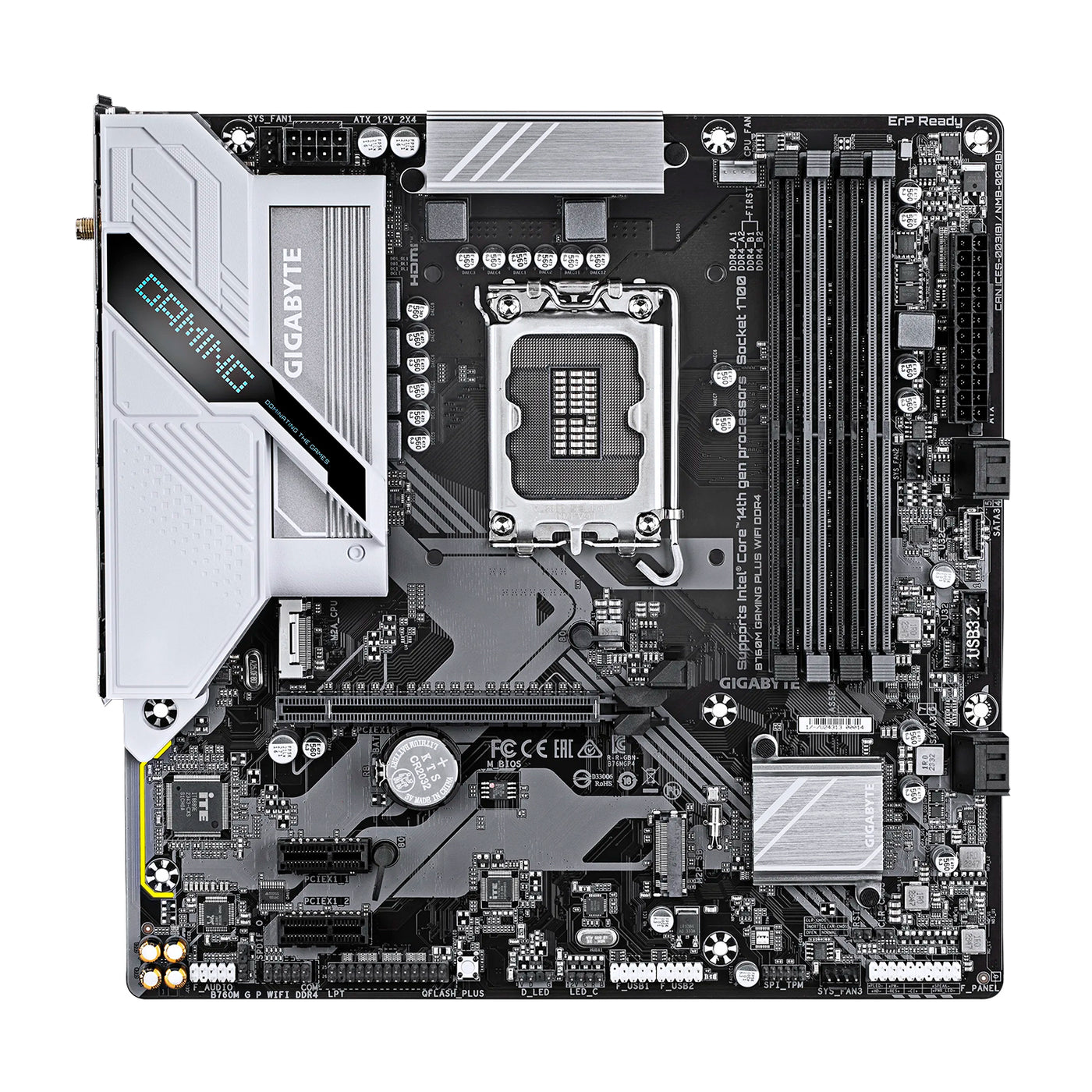 Motherboard Gigabyte B760M GAMING PLUS WIFI DDR4, Chipset Intel B760, LGA1700, mATX - Achorao