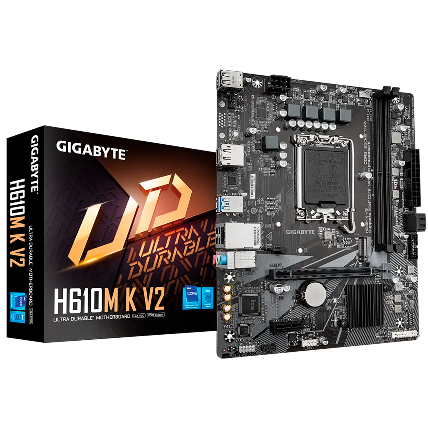 Motherboard Gigabyte H610M K V2, Chipset Intel H610, LGA1700, Micro ATX - Achorao