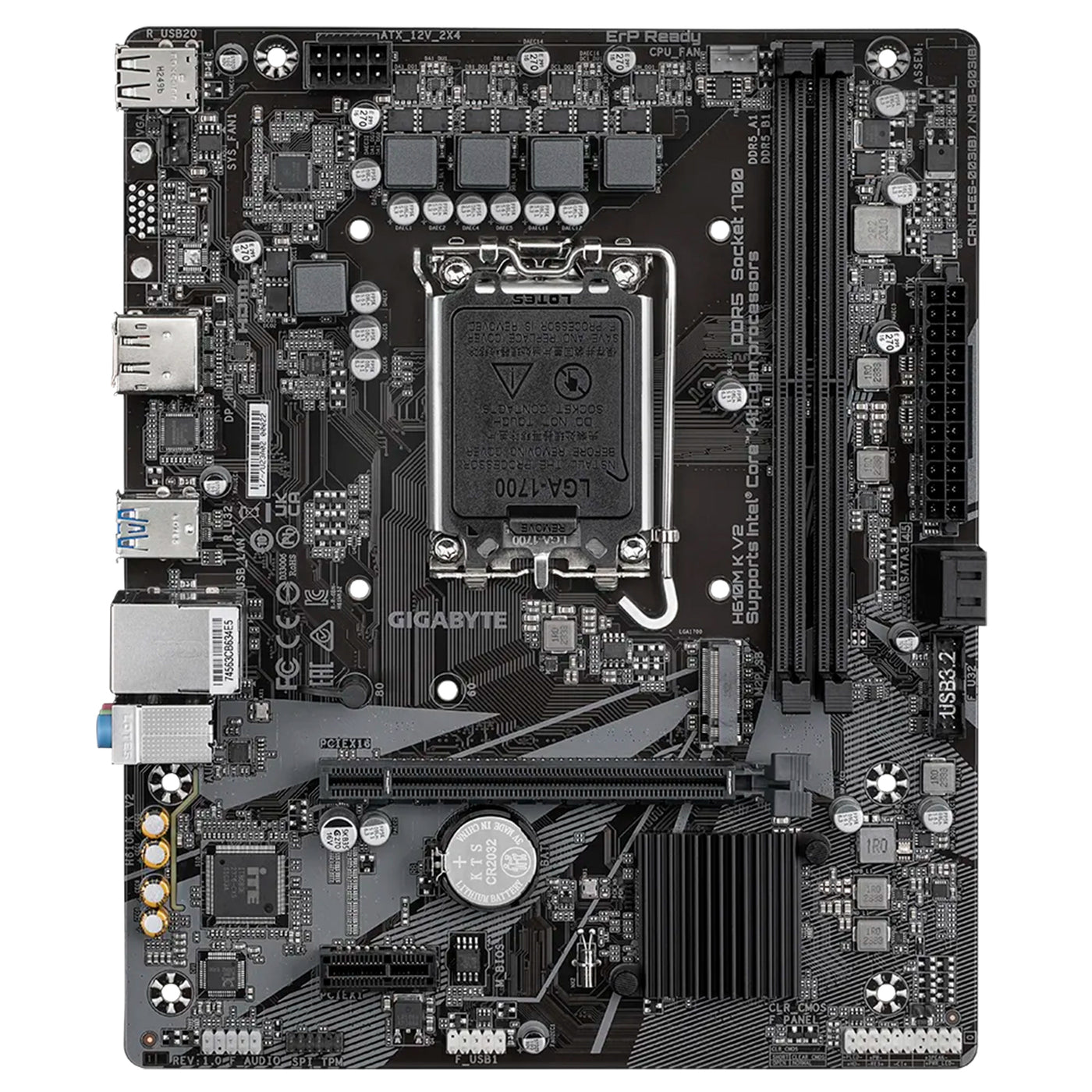 Motherboard Gigabyte H610M K V2, Chipset Intel H610, LGA1700, Micro ATX - Achorao