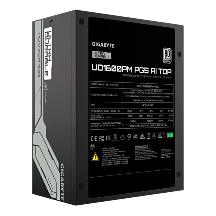 Fuente de alimentación Gigabyte UD1600PM PG5 80 PLUS Platinum - Achorao