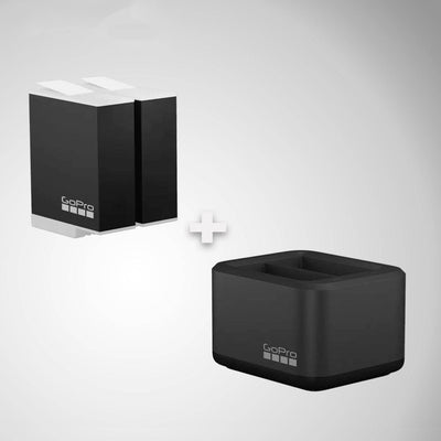 Cargador batería dual + 2 baterías Enduro - Accesorio oficial de GoPro - Achorao