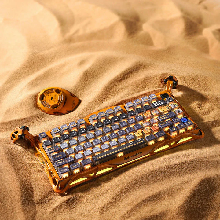 Teclado mecánico gamer Gravastar Mercury K1 Pro, inalámbrico - Achorao
