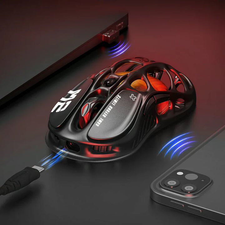 Mouse gamer GravarStar Mercury M2 Inalámbrico Stealth Black - Achorao