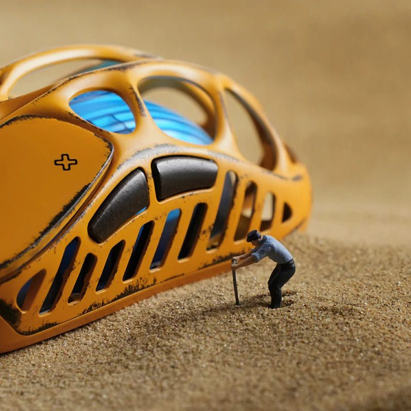 Mouse gamer Gravastar Mercury XPRO Inalámbrico 8K Dongle Battle Worn Yellow Editión Special - Achorao