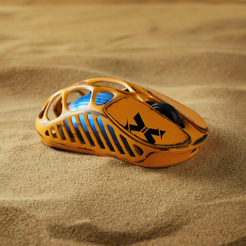 Mouse gamer Gravastar Mercury XPRO Inalámbrico 8K Dongle Battle Worn Yellow Editión Special - Achorao