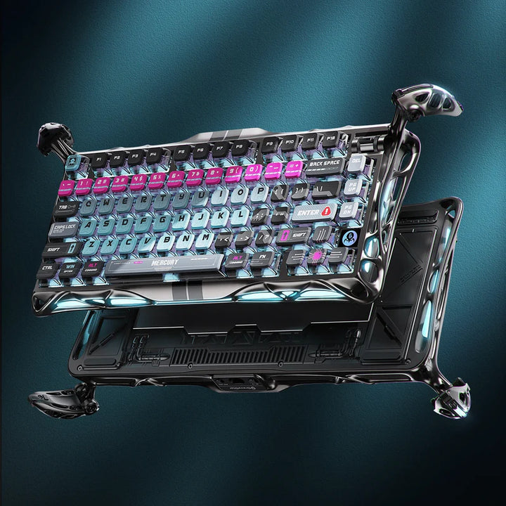 Teclado mecánico Gamer GravaStar MERCURY V75 PRO HE Cableado Ingles- Hall Effect Switch - Achorao