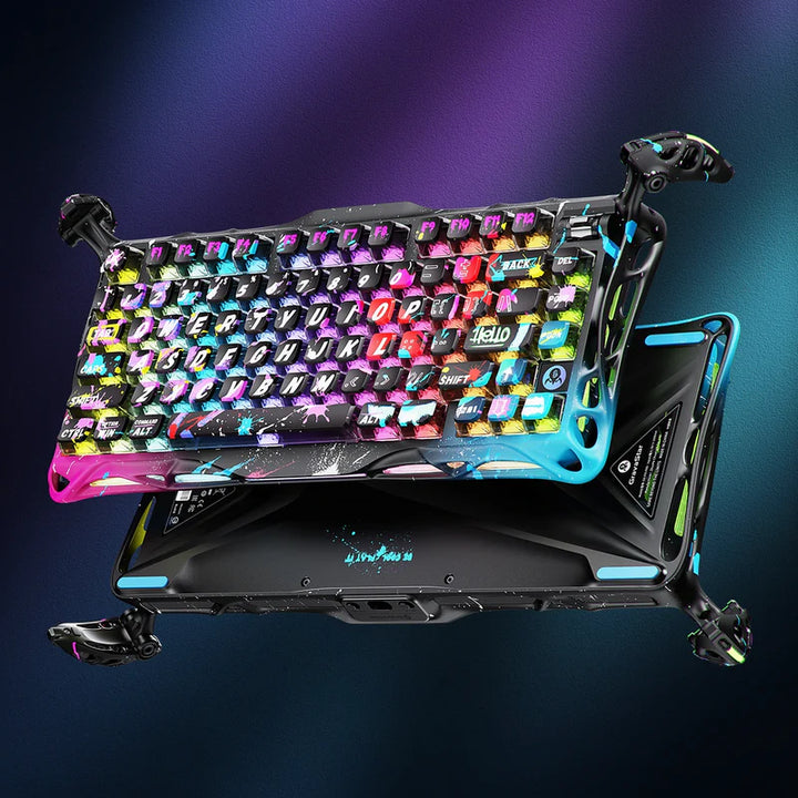 Teclado mecánico Gamer GravaStar MERCURY V75 PRO HE Cableado Ingles- Hall Effect Switch - Achorao
