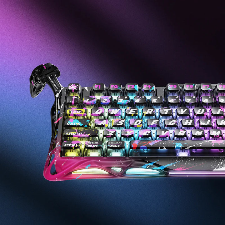 Teclado mecánico Gamer GravaStar MERCURY V75 PRO HE Cableado Ingles- Hall Effect Switch - Achorao